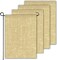 4Pcs Blank Burlap Garden Flag DIY Personalized Craft Banner Custom Design